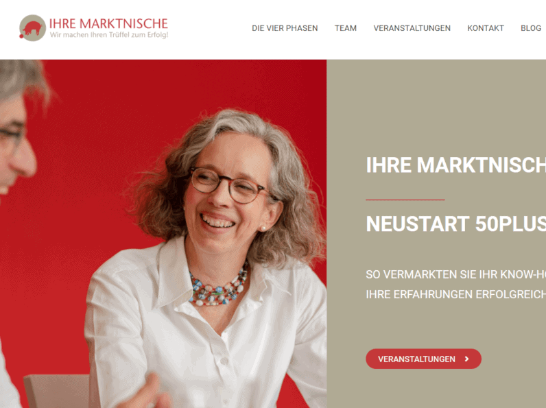 Webseite Ihre Marktnische